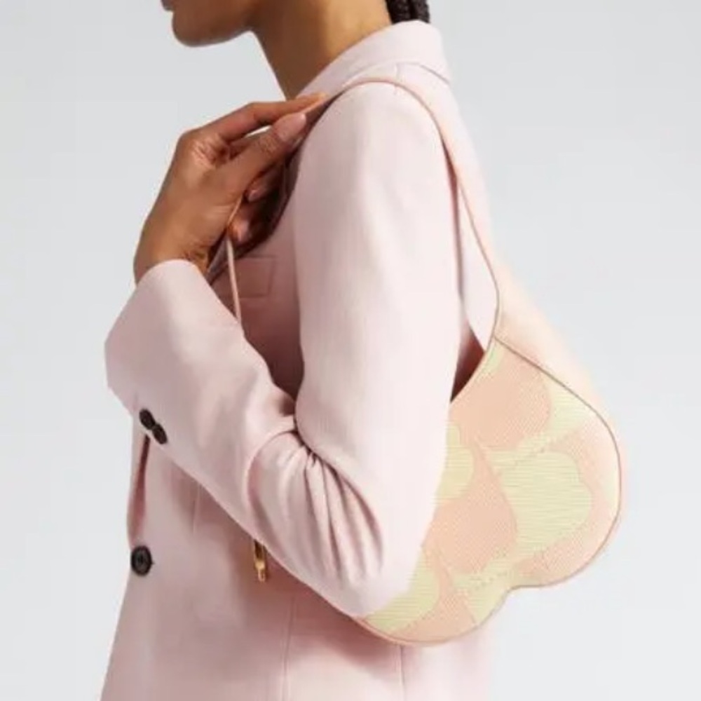 BURBERRY Small Chess Shoulder Bag - Blush/ Serbert - Picture 4 of 16